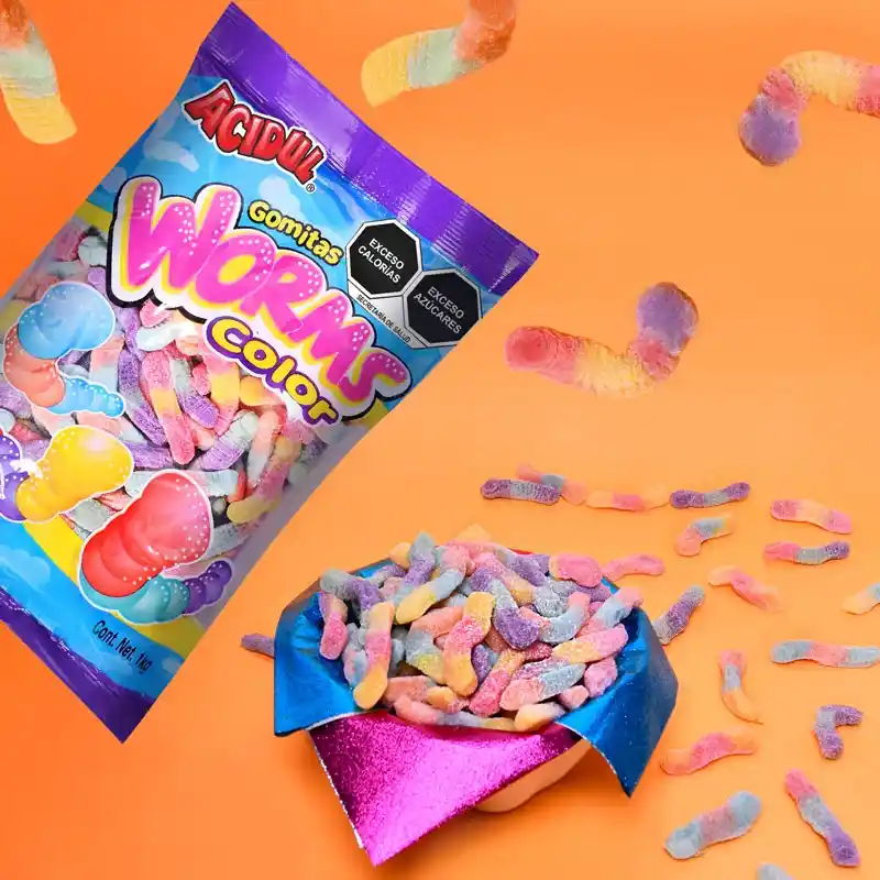 Gomitas - Oruga neón