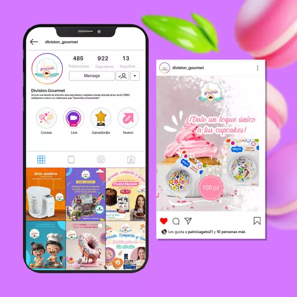 Mockups División Gourmet